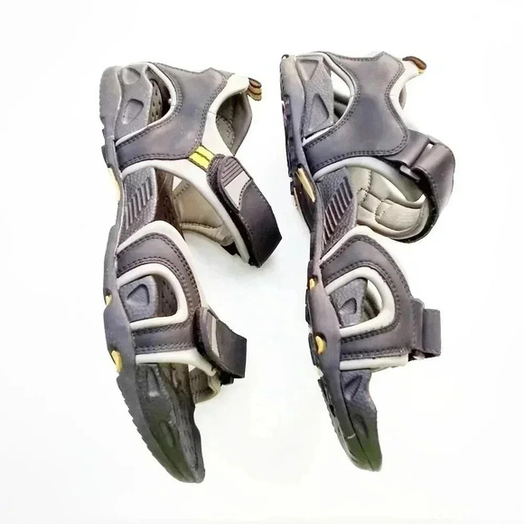 Ozark Trail Men's Black/ Yellow Sandals - Picture 3 of 8